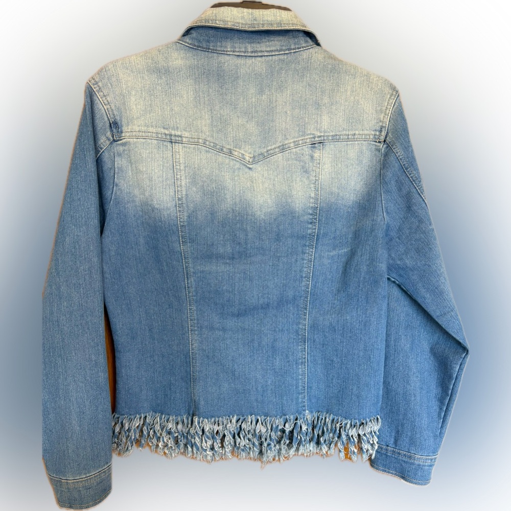 Boho Women’s Jean jacket sz M - Picture 2 of 3